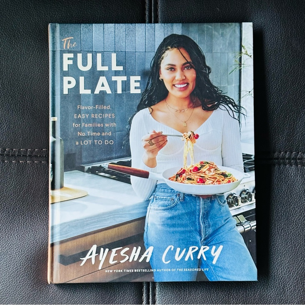 NEW SIGNED The Full Plate Ayesha Curry Hardcover Cookbook Recipe Book